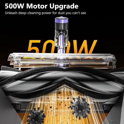 cordless vacuum cleaner, 55kpa/55mins self standing powerful stick lightweight vacuum cleaner for home pet hair/hard floor/carpet。