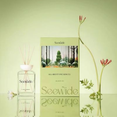 reed diffuser, long lasting home fragrance & scent diffuser, 200ml essential oil room freshener for bedroom, living room & bathroom