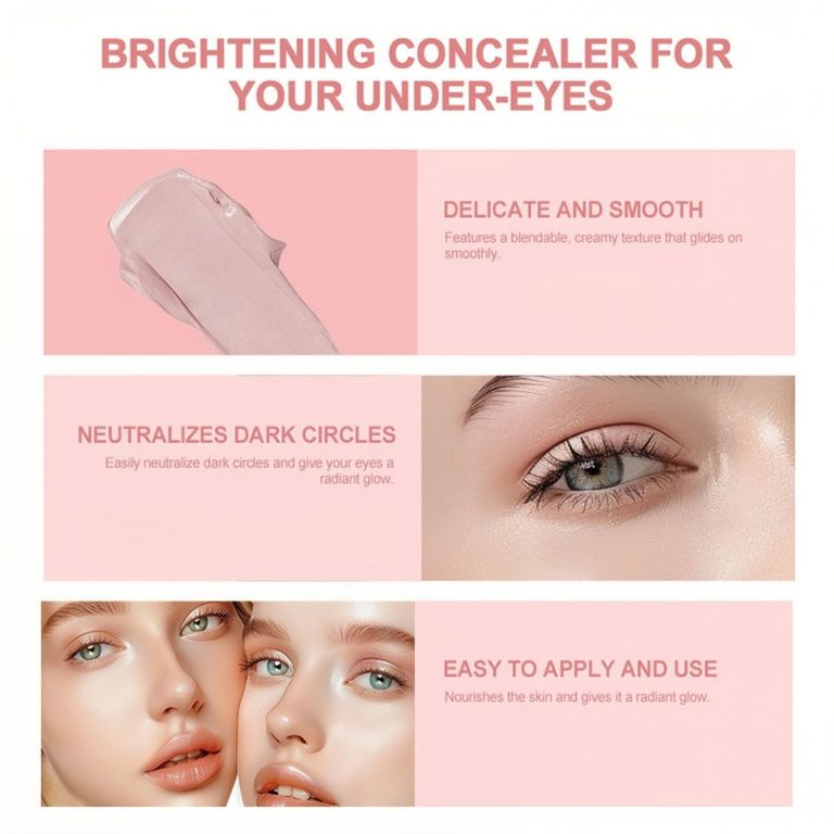 eye brightening concealer&multi hydrating moisturizing stick set,reduce wrinkle,conceal dark circles, colour correcting eye&facial serum balm