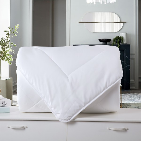 royal comfort 260gsm deluxe eco silk touch quilt 100% cotton cover double white royal comfort 260gsm deluxe eco silk touch quilt 100% cotton cover double white