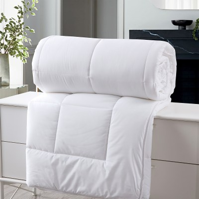 royal comfort 260gsm deluxe eco silk touch quilt 100% cotton cover double white royal comfort 260gsm deluxe eco silk touch quilt 100% cotton cover double white
