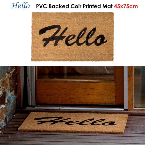 j.elliot home hello pvc backed coir printed door mat j.elliot home hello pvc backed coir printed door mat