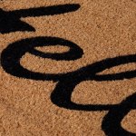 j.elliot home hello pvc backed coir printed door mat
