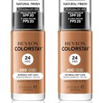 2x revlon 30ml colorstay makeup for normal/dry skin caramel 400 2x revlon 30ml colorstay makeup for normal/dry skin caramel 400