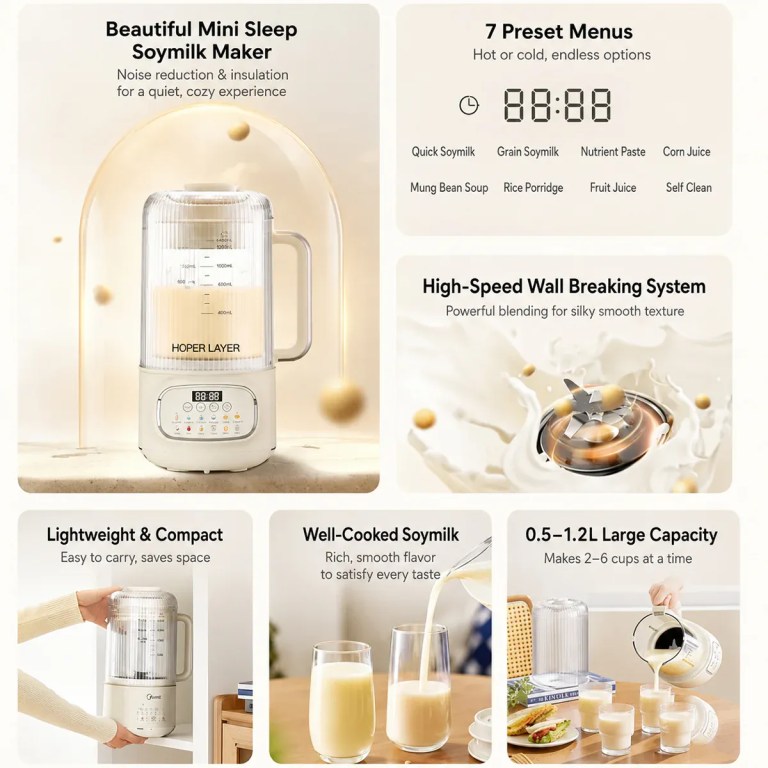 hoper layer 8in1 quite cooking blender with silent shield 24h preset self cleaning au model hoper layer 8in1 quite cooking blender with silent shield 24h preset self cleaning au model