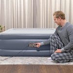 bestway 2.03m x 1.52m x 51cm tritech air inflatable mattress queen built in ac pump bestway 2.03m x 1.52m x 51cm tritech air inflatable mattress queen built in ac pump