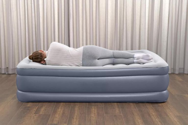 bestway 2.03m x 1.52m x 51cm tritech air inflatable mattress queen built in ac pump bestway 2.03m x 1.52m x 51cm tritech air inflatable mattress queen built in ac pump
