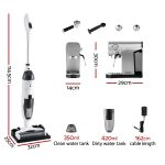 devanti cordless wet dry vacuum mop plus coffee maker machine espresso