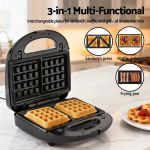 devanti k7 cordless stick vacuum cleaner plus 3 in 1 sandwich maker