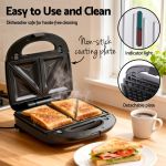 devanti k7 cordless stick vacuum cleaner plus 3 in 1 sandwich maker