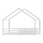 artiss bed frame wooden kids single house frame white amos artiss bed frame wooden kids single house frame white amos