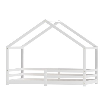 artiss bed frame wooden kids single house frame white amos artiss bed frame wooden kids single house frame white amos
