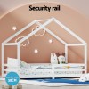 artiss bed frame wooden kids single house frame white amos artiss bed frame wooden kids single house frame white amos