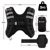 everfit 5kg weighted vest men women, reflective running vest with armband pouch everfit 5kg weighted vest men women, reflective running vest with armband pouch