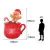 jingle jollys christmas inflatable cup 1.8m height led outdoor decorations illuminated