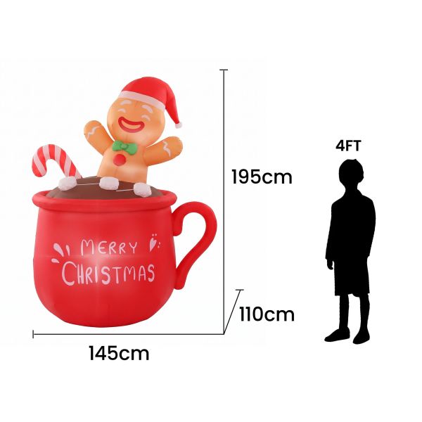 jingle jollys christmas inflatable cup 1.8m height led outdoor decorations illuminated jingle jollys christmas inflatable cup 1.8m height led outdoor decorations illuminated
