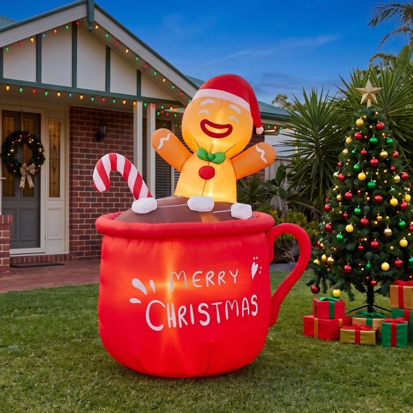jingle jollys christmas inflatable cup 1.8m height led outdoor decorations illuminated jingle jollys christmas inflatable cup 1.8m height led outdoor decorations illuminated