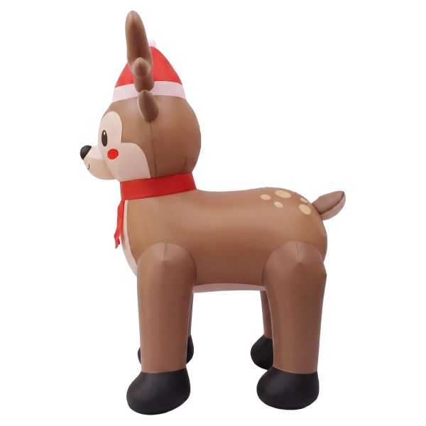 jingle jollys christmas inflatable reindeer 2.5m illuminated decorations jingle jollys christmas inflatable reindeer 2.5m illuminated decorations
