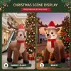 jingle jollys christmas inflatable reindeer 2.5m illuminated decorations