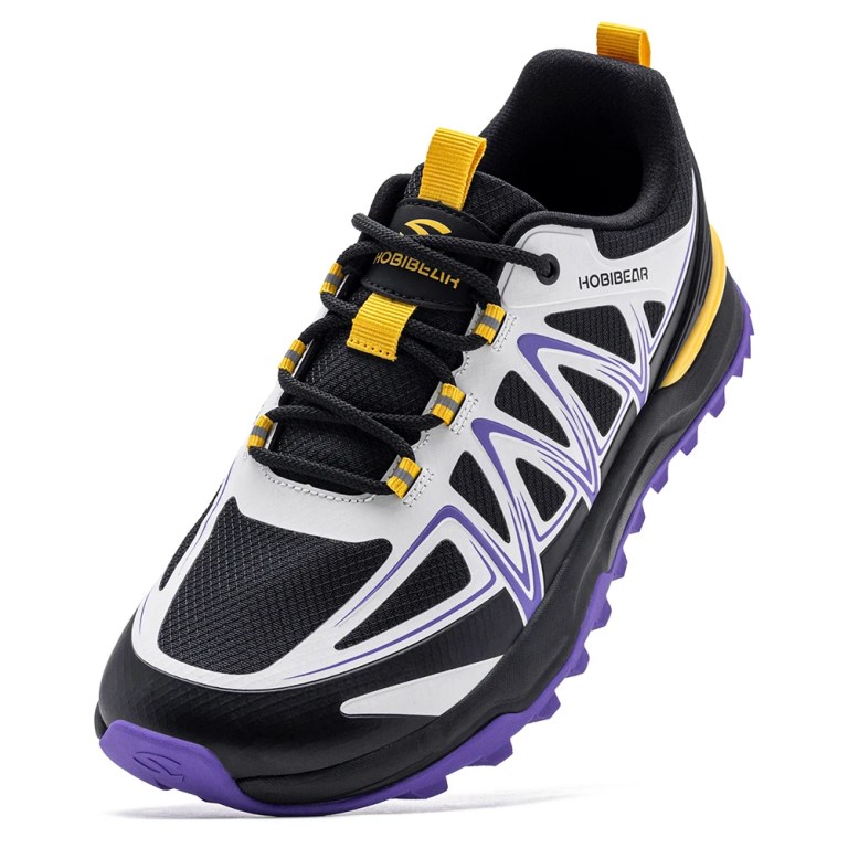 hobibear unisex wide width hiking sneakers outdoor trail running shoes artificial leather non slip lace up walking sneaker HOBIBEAR Unisex Wide Width Hiking Sneakers Outdoor Trail Running Shoes Artificial Leather Non Slip Lace-Up Walking Sneaker