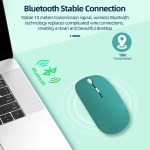 Wireless Bluetooth Mouse For iPad Samsung Huawei Lenovo MiPad Android Windows Tablet Battery Mouse For Laptop Notebook Computer 4