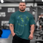 Muscle Fitness T-shirt Summer Men's Athleisure Workout short sleeve T-shirt High Quality cotton Men T-shirt Gym Sport Shirt Tops 6