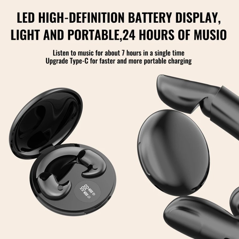 Lenovo Invisible Sleep Headset With Mic Wireless Bluetooth Earphone Ipx5 Waterproof Ultra-Compact HiFi Stereo Sports Earbuds 4