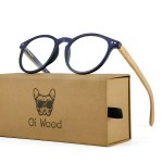bamboo wood reading glasses for men and women retro round anti blue light presbyopia glasses 0 +100 +150 +250 Bamboo wood Reading Glasses For Men And Women Retro Round Anti blue Light Presbyopia Glasses 0 +100 +150 +250