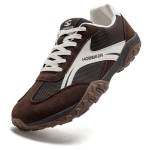 HOBIBEAR Wide Width Hiking Sneakers Unisex Outdoor Travel Trail Running Shoes Classic Retro Non Slip Walking Trainers 1