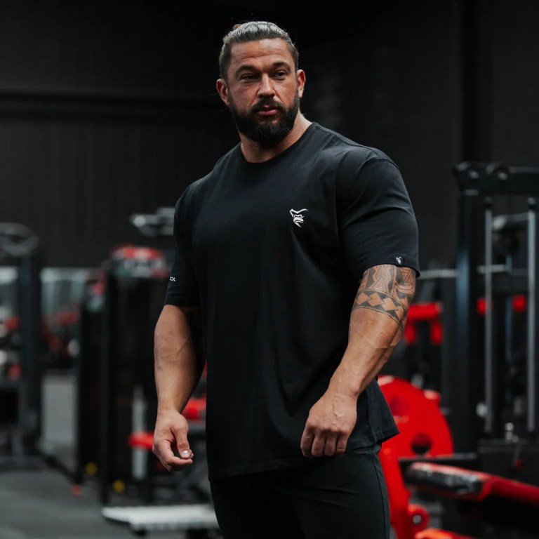 SILVERBACK Oversized Loose Sport Men T-Shirts Dropped Shoulders Gym Fitness Bodybuilding Shirt Breathable Cotton Men's Tee 4