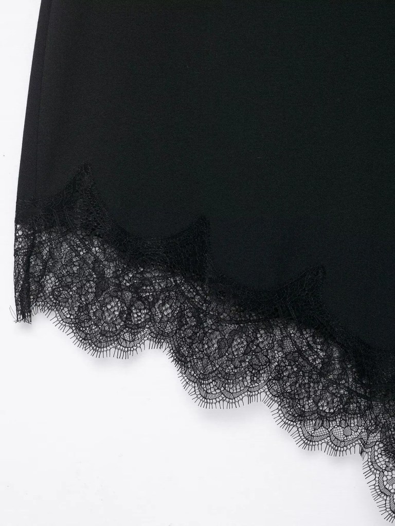 zevity women fashion irregular lace stitching soft mini skirt faldas mujer female elastic waist asymmetrical vestidos qun9470 Zevity Women Fashion Irregular Lace Stitching Soft Mini Skirt Faldas Mujer Female Elastic Waist Asymmetrical Vestidos QUN9470 4