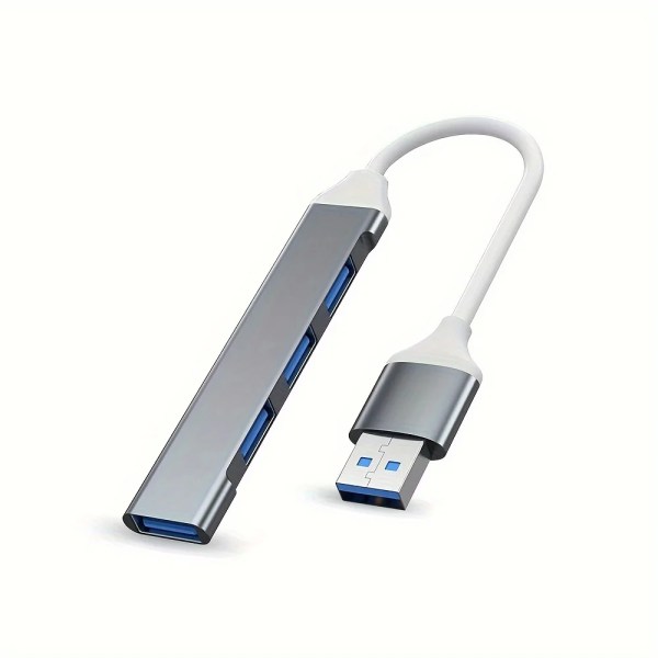 4 port multi splitter type c hub usb adapter otg for xiaomi lenovo macbook 13 15 air pro pc computer accessories 4-Port Multi-Splitter Type C Hub USB Adapter OTG for Xiaomi Lenovo MacBook 13 15 Air pro PC - Computer Accessories