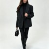 bornladies women's single breasted open collar textured suit with fashionable pockets, elegant office and business jacket outfit Bornladies Women's Single Breasted Open Collar Textured Suit with Fashionable Pockets, Elegant Office and Business Jacket Outfit 6