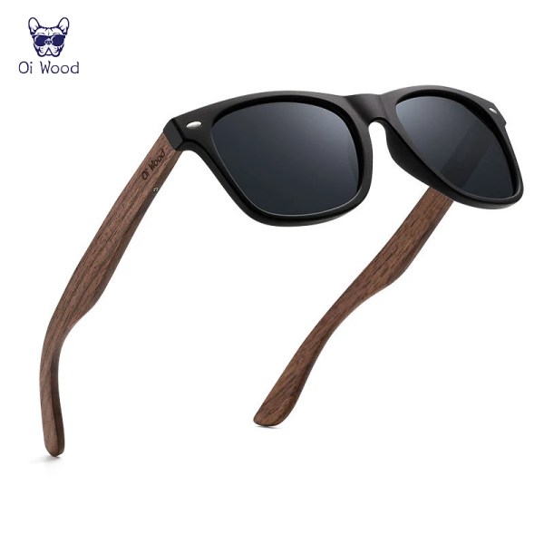 Oi Wood Wooden Sunglasses Men Polarized Fashion Sun Glasses Oculos De Sol Masculino New Accessory Original Box 5