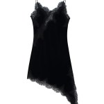 zevity 2025 women sexy hollow out lace stitching velvet symmetrical mini dress female chic backless sling party vestidos ds9456 Zevity 2025 Women Sexy Hollow Out Lace Stitching Velvet symmetrical Mini Dress Female Chic Backless Sling Party Vestidos DS9456