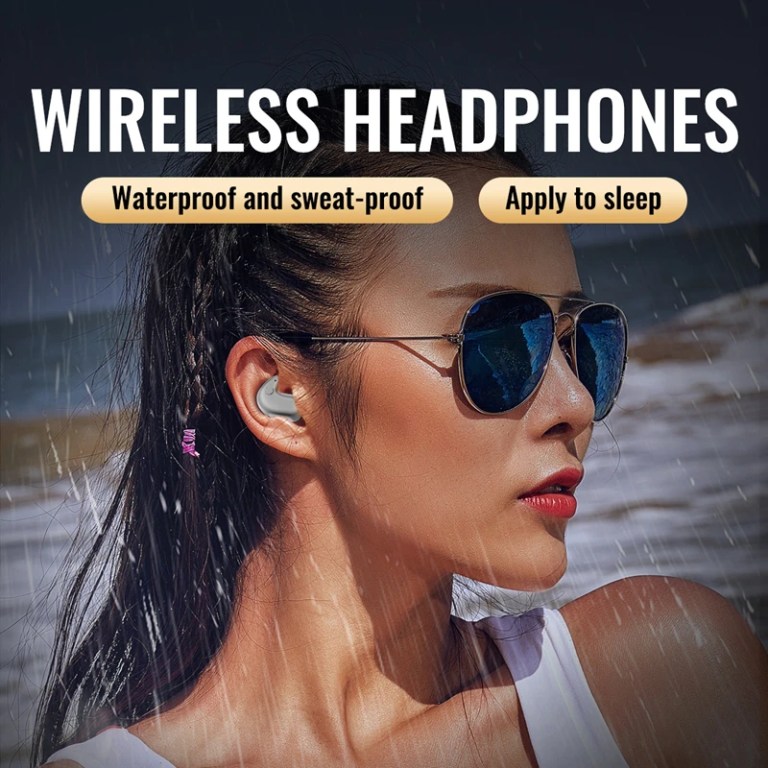 Lenovo Invisible Sleep Headset With Mic Wireless Bluetooth Earphone Ipx5 Waterproof Ultra-Compact HiFi Stereo Sports Earbuds 1