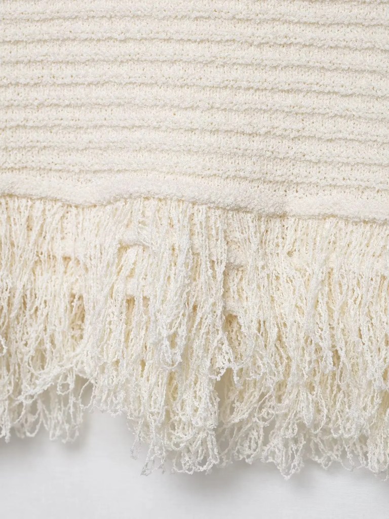 zevity 2025 women fashion hem tassel design solid color crochet knitting mini skirt faldas mujer female elastic vestidos qun9300 Zevity 2025 Women Fashion Hem Tassel Design Solid Color Crochet Knitting Mini Skirt Faldas Mujer Female Elastic Vestidos QUN9300 6