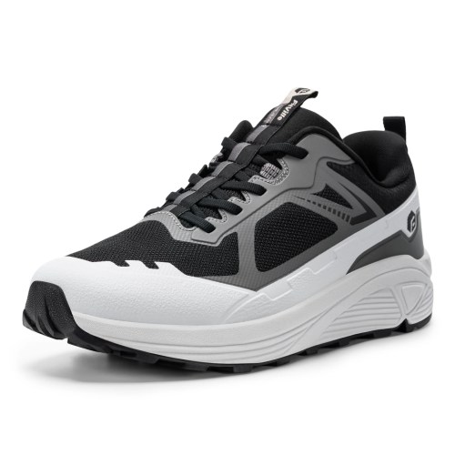 Fitville Trail Running Shoes for Men Wide Toe Box Hiking Shoes Comfort Cushioning Outdoor Man Sports Sneakers Non-slip