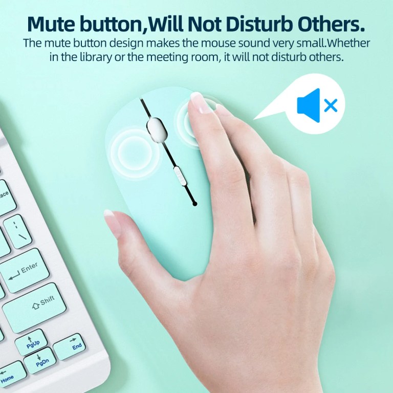 Wireless Bluetooth Mouse For iPad Samsung Huawei Lenovo MiPad Android Windows Tablet Battery Mouse For Laptop Notebook Computer 2