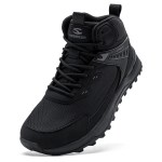 hobibear men wide width ankle boots mid top hiking running shoes non slip outdoor trail walking sneakers for male HOBIBEAR Men Wide Width Ankle Boots Mid-Top Hiking Running Shoes Non-Slip Outdoor Trail Walking Sneakers for Male 3