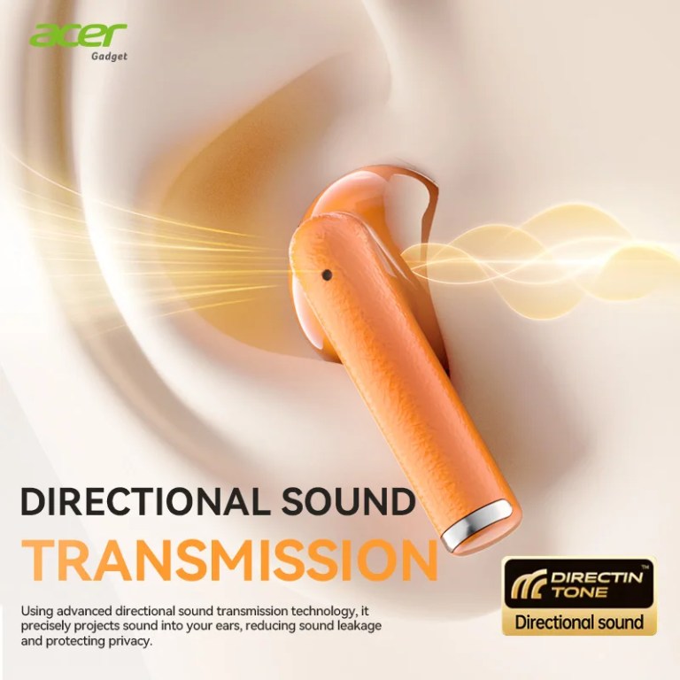 acer genuine wireless bluetooth earphones, semi in ear type, latest 6.0 chip with stable transmission, coil speaker for directional sound transmission, high resolution audio for clear calls Acer Genuine Wireless Bluetooth Earphones, Semi-In-Ear Type, Latest 6.0 Chip with Stable Transmission, Coil Speaker for Directional Sound Transmission, High-Resolution Audio for Clear Calls 6