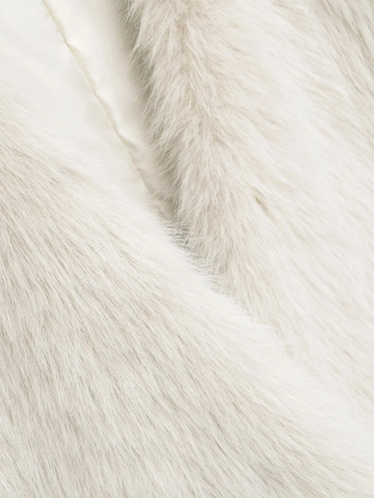 Zevity 2026 Women Fashion Solid Color Faux Fur Effective Open Stitching Cape Vest Jacket Lady Winter Short WaistCoat Tops CT9511 6