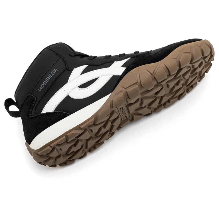 HOBIBEAR Mid-Top Wide Width Hiking Boots Unisex Outdoor Walking Sneakers Artificial Leather Non-Slip Trail Running Ankle Shoes 4