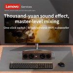 Lenovo C02 Multimedia Speaker Bluetooth Speaker Wired/Bluetooth Dual-Mode Speaker Retro Speaker Universal for Tv, Computer, and Mobile Phone Subwoofer 3