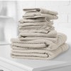 royal comfort eden egyptian cotton 600 gsm 8 piece towel pack beige