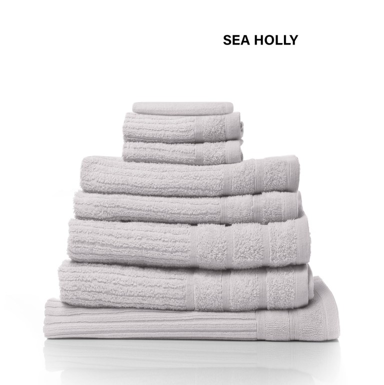 royal comfort eden egyptian cotton 600 gsm 8 piece towel pack sea holly
