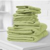 royal comfort eden egyptian cotton 600 gsm 8 piece towel pack spearmint
