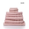 royal comfort eden egyptian cotton 600 gsm 8 piece towel pack blush royal comfort eden egyptian cotton 600 gsm 8 piece towel pack blush