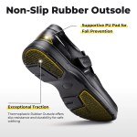 FitVille Men's Sports Sandals Extra Wide Toe Leather Diabetic Shoes for Men Outdoors Summer Open-toe Orthopedic Sandal Non-slip 3