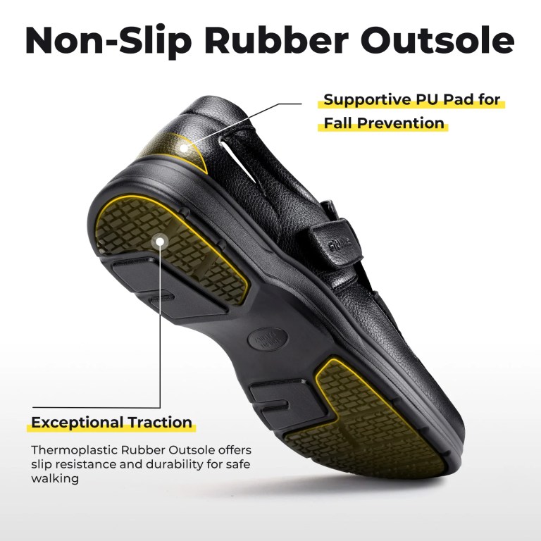 FitVille Men's Sports Sandals Extra Wide Toe Leather Diabetic Shoes for Men Outdoors Summer Open-toe Orthopedic Sandal Non-slip 3